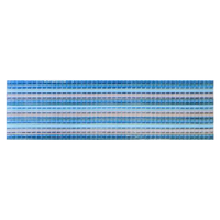 Brau decorativ faianta baie / bucatarie Textline Blue 7 x 25 - 1