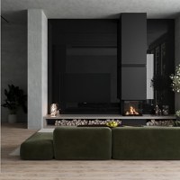 Gresie portelanata rectificata Super Black 60X120 lucioasa - 2