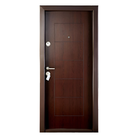 Usa metalica exterior Mega Door Ekoplus 9100 Wenge dreapta - 1