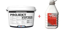 Vopsea lavabila pentru interior Adeplast Projekt 30 L + sauber grund 2 x 5 L