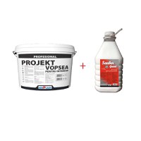 Vopsea lavabila pentru interior Adeplast Projekt 30 L + sauber grund 2 x 5 L - 1