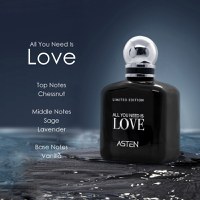 Apă de parfum All you need is love, Asten, barbati, 100 ml - 2