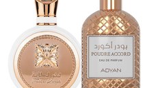 Pachet 2 produse, Lattafa Fakhar Woman si Poudre Accord by Adyan, 100 ml