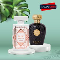 Pachet 2 produse, Musk Essential by Adyan si Opulent Oud by Lattafa, 100 ml - 1