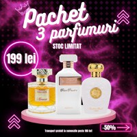 Pachet 3 parfumuri, Fallen Angel + Wujood Rose Poudre + Opulent Musk, 100 ml - 1