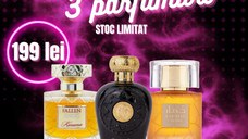 Pachet 3 parfumuri, Opulent Oud + Fallen Angel + Khumar Caramel, 100 ml