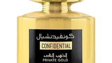 Parfum arabesc Confidential Private Gold by Lattafa, apa de parfum 100 ml, femei