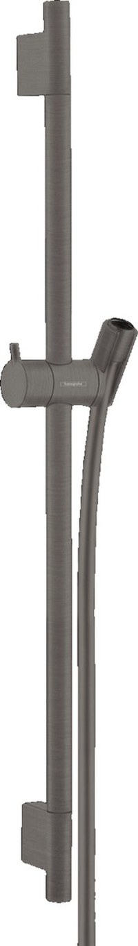 Bara de dus Hansgrohe Unica S Puro 65cm cu furtun 160cm negru periat - 1