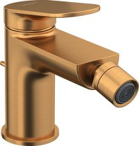 Baterie bideu Duravit Wave  ventil pop-up  bronz periat - 1