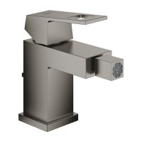 Baterie bideu Grohe Eurocube ventil pop-up brushed hard graphite - 1