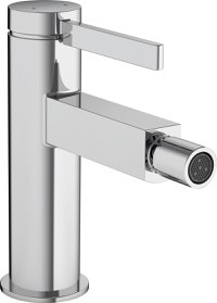 Baterie bideu Hansgrohe Finoris ventil push-open crom - 1