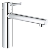 Baterie bucatarie Grohe Concetto cu dus extractibil crom - 1