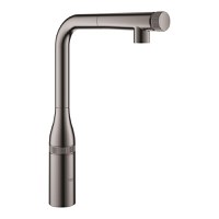 Baterie bucatarie Grohe Essence SmartControl cu dus extractibil pipa L hard graphite - 1