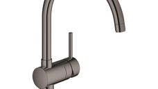 Baterie bucatarie Grohe Minta cu pipa C hard graphite