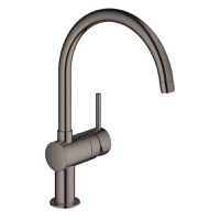 Baterie bucatarie Grohe Minta cu pipa C hard graphite - 1