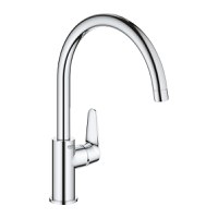 Baterie bucatarie Grohe Start Curve cu pipa C  crom - 1