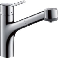 Baterie bucatarie Hansgrohe Talis S dus extractibil crom - 1