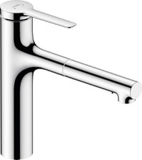 Baterie bucatarie Hansgrohe Zesis M33 160 dus extractibil cu 2 tipuri de jet crom - 1