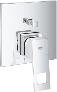 Baterie cada - dus Grohe Eurocube cu montaj incastrat necesita corp ingropat crom - 1