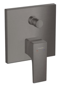 Baterie cada - dus Hansgrohe Metropol montaj incastrat necesita corp ingropat negru periat - 1