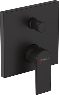 Baterie cada - dus Hansgrohe Vernis Shape montaj incastrat necesita corp ingropat negru mat - 1