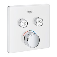 Baterie cada - dus termostatata Grohe Grohtherm SmartControl cu 2 functii montaj incastrat necesita corp ingropat moon white - 1