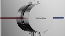 Baterie cada - dus termostatata Hansgrohe ShowerSelect Comfort E cu 2 functii montaj incastrat necesita corp ingropat crom