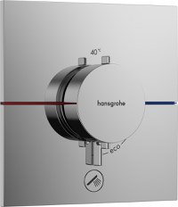 Baterie cada - dus termostatata Hansgrohe ShowerSelect Comfort E cu montaj incastrat necesita corp ingropat crom - 1