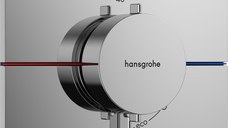 Baterie cada - dus termostatata Hansgrohe ShowerSelect Comfort Q cu 2 functii montaj incastrat necesita corp ingropat crom