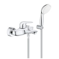 Baterie cada Grohe Eurostyle cu set de dus cu agatatoare crom - 1