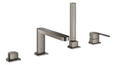 Baterie cada Grohe Plus din 4 elemente montare pe cada brushed hard graphite