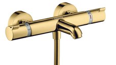 Baterie cada termostatata Hansgrohe Ecostat Comfort gold optic lustruit