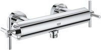 Baterie dus Grohe Atrio cu dubla comanda manere cruce crom - 1