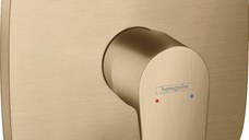 Baterie dus Hansgrohe Talis E montaj incastrat necesita corp ingropat bronz periat