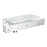 Baterie dus termostatata Grohe Grohtherm Cube cu etajera crom - 1