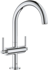 Baterie lavoar Grohe Atrio L cu dubla comanda crom - 1