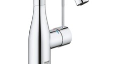 Baterie lavoar Grohe Essence M cu pipa rotativa ventil click-clack crom