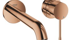 Baterie lavoar Grohe Essence M din 2 elemente de perete necesita corp ingropat warm sunset