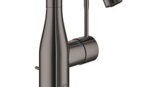 Baterie lavoar Grohe Essence M ventil pop-up hard graphite