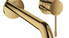 Baterie lavoar Grohe Essence New L din 2 elemente de perete montaj incastrat necesita corp ingropat cool sunrise