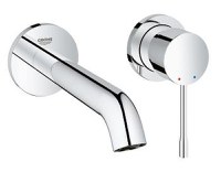 Baterie lavoar Grohe Essence New M din 2 elemente de perete montaj incastrat necesita corp ingropat - 1