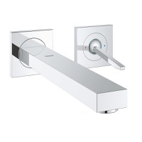 Baterie lavoar Grohe Eurocube Joy M cu 2 elemente de perete necesita corp ingropat crom - 1