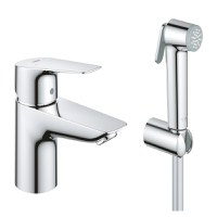 Baterie lavoar Grohe Start Edge S cu dus tip bideu pentru igiena intima crom - 1