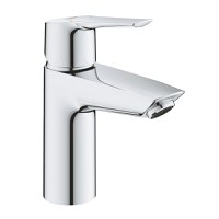 Baterie lavoar Grohe Start S ventil click-clack cartus SilkMove 28mm crom - 1