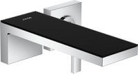 Baterie lavoar Hansgrohe Axor MyEdition cu pipa 221mm montaj incastrat necesita corp ingropat crom/sticla neagra - 1