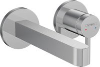 Baterie lavoar Hansgrohe Finoris cu pipa 168mm montaj incastrat necesita corp ingropat crom - 1