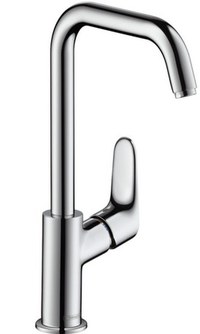 Baterie lavoar Hansgrohe Focus 240 ventil pop-up crom - 1