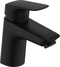 Baterie lavoar Hansgrohe Logis 70 ventil pop-up negru mat - 1