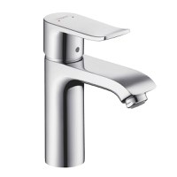 Baterie lavoar Hansgrohe Metris 110 ventil pop-up crom - 1