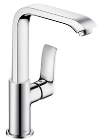 Baterie lavoar Hansgrohe Metris 230 ventil pop-up crom - 1